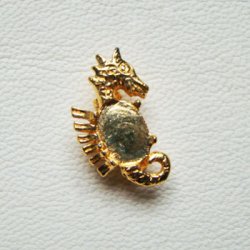 画像2: GP 10×8 OV "Seahorse" brooch finding