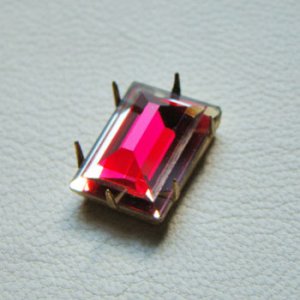 画像2: 18×13 rectangle CB 6-prong setting