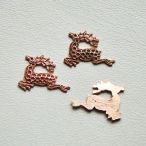 画像1: brass Deer setting stamping