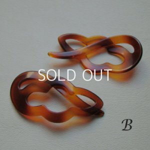 画像3: Lucite Tortoise Hair Barrette