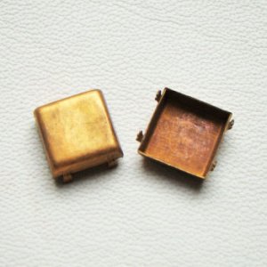 画像1: 14mm SQ CB prong setting