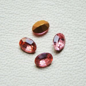 画像1: 2pcs 7×5 OV "Rose" 