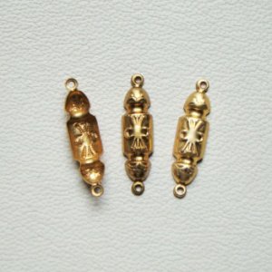画像1: brass Column 2R connector