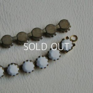 画像3: 6mm "Chalk White" rhinestone chain