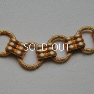 画像2: 13.5mm brass textured ring