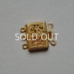 画像2: brass filigree SQ box clasp