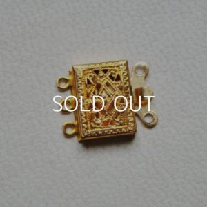 画像2: brass filigree SQ box clasp
