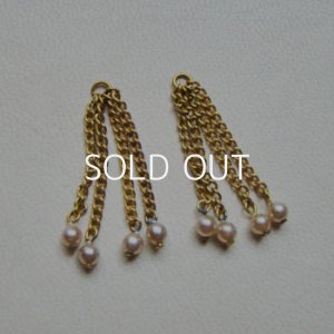 画像2: brass chain & pearl tassel