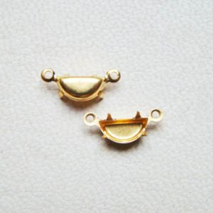 画像1: 2pcs 8×4 Half Moon setting 2R