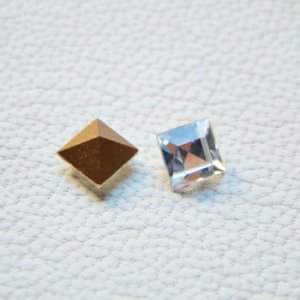 画像1: 2pcs SW 5mm square rhinestone