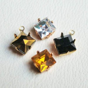 画像5: 8mm square rhinestone