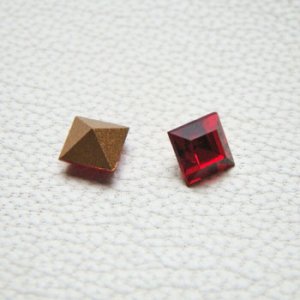 画像3: 2pcs SW 5mm square rhinestone