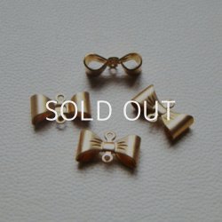 画像1: brass 3D bow 2R connector