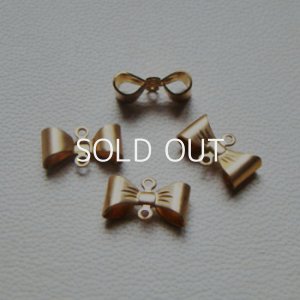 画像1: brass 3D bow 2R connector