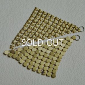 画像2: brass mesh triangle charm