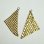 画像1: brass mesh triangle charm (1)