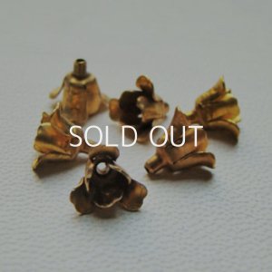 画像2: brass 10mm tulip flower