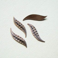 画像1: copper setting leaf stamping
