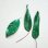 画像1: Antique wired veined long leaf "C"     (1)