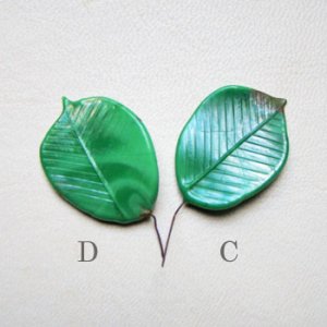 画像4: Antique wired veined leaf "E"    