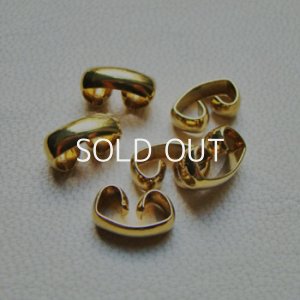 画像1: 2pcs brass 13×4.5 Plain connector