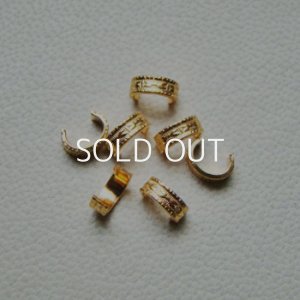 画像1: 5pcs GP brass 6.8x2.8 fancy connector