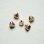 画像1: 4pcs 5×5 brass textured cap (1)