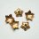 画像1: 4pcs 11mm brass 5-Petal cap (1)