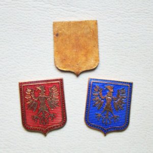 画像1: Phoenix enameled Shield stamping