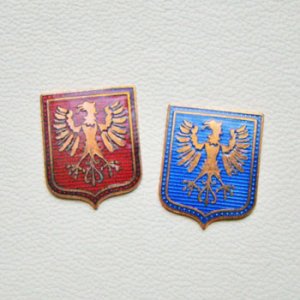 画像2: Phoenix enameled Shield stamping