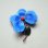 画像5: Blue Glass Flower Brooch