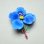 画像3: Blue Glass Flower Brooch