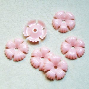 画像1: 2pcs 17mm Pink Dianthus plastic flower