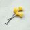 画像3: 9~10mm cup flower pin "Yellow " (3)