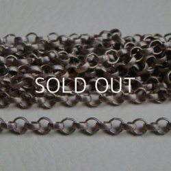 画像1: steel 6mm textured rollo chain