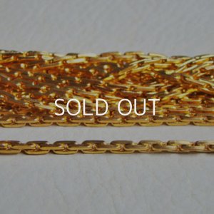 画像1: brass 7×3.5mm cable chain