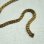 画像2: brass 3mm 3-side snake chain (2)