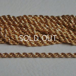 画像1: brass 4mm Rope chain