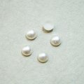 6pcs 20SS off-white pearl cabochon