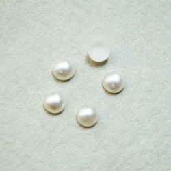 画像1: 6pcs 20SS off-white pearl cabochon