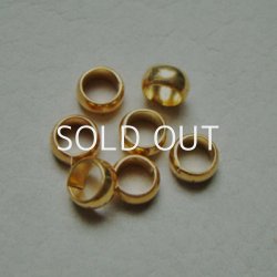 画像1: 2pcs brass 7×3mm ring