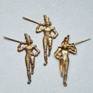 画像1: Marching Band Drum Majorette Stamping