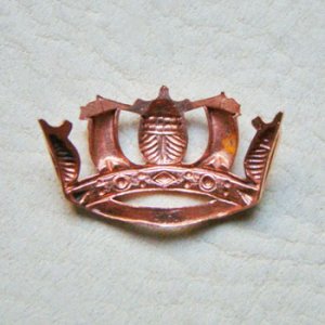 画像3: copper Viking Ship Crown stamping