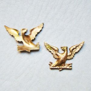 画像1: brass Eagle stamping