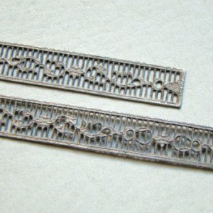 画像3: aged metal filigree lace finding