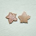 Maple leaf stamping