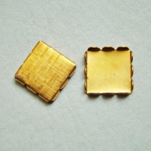 画像1: 13mm SQ FB scallop setting