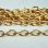 画像1: brass 11.5×8.5 etched link chain (1)