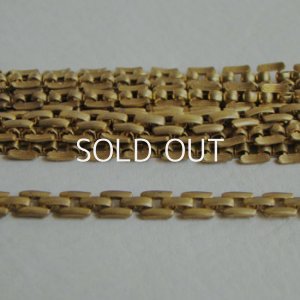 画像1: brass 5.5mm "H" design chain