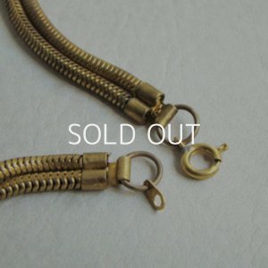 画像3: brass snake chain knot bracelet